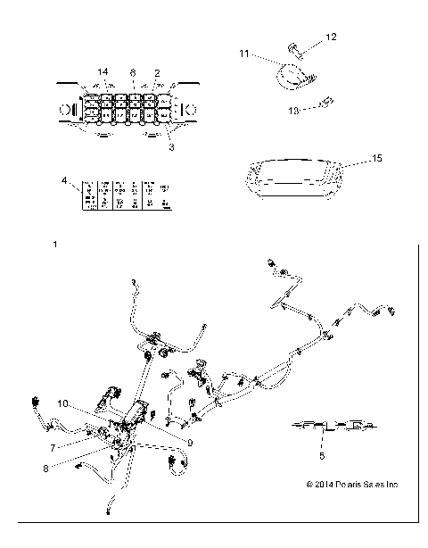 ELECTRICAL, HARNESS - A15SUH57AH (49ATVHARNESS15UTE)