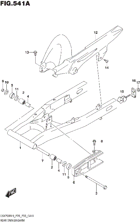 REAR SWINGINGARM