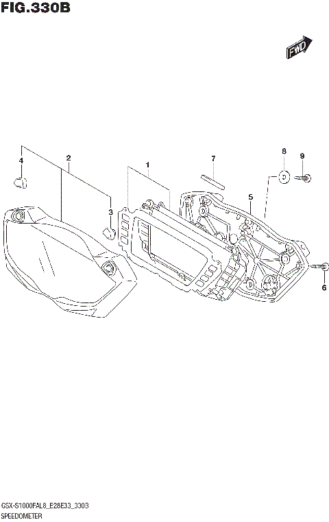 SPEEDOMETER (GSX-S1000FAL8 E33)