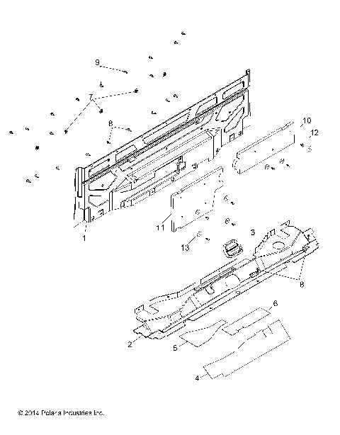 BODY, CLOSEOFF, REAR - R151DPD1AA/2D (49BRUTUSCLOSEOFF15)