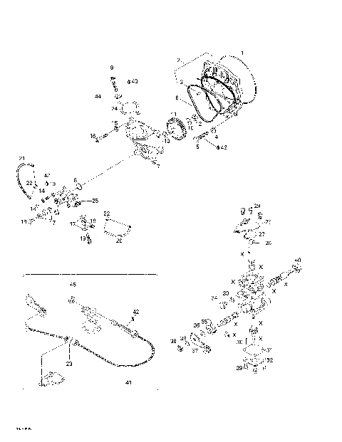 02- Oil Injection System, Oil Pump, Rotary Valve