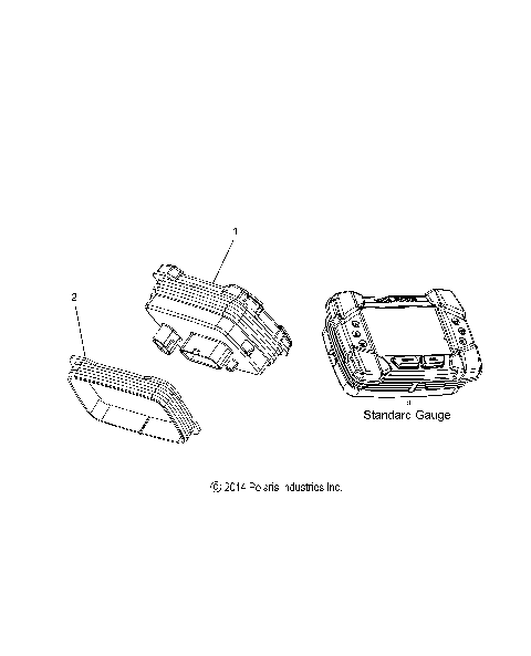 ELECTRICAL, MULTI FUNCTION GAUGE - S15DR6PEL (49SNOWGAUGE15PROS)