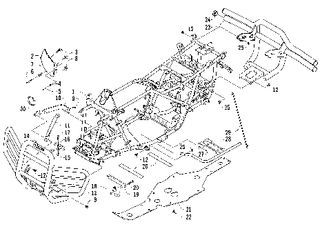 FRAME AND RELATED PARTS [83981]