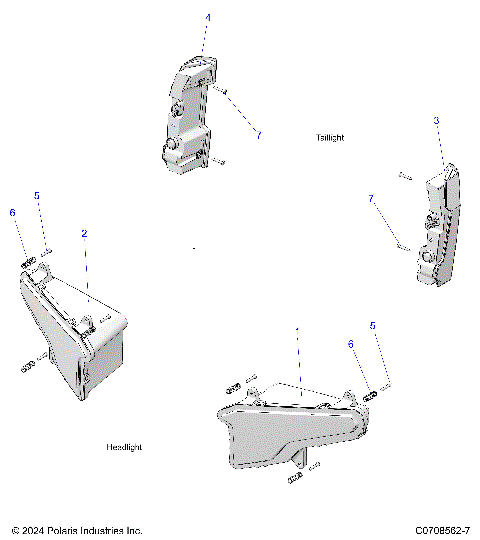 ELECTRICAL, HEADLIGHTS AND TAILLIGHTS