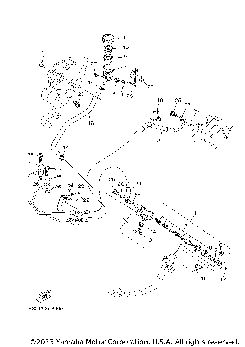 REAR MASTER CYLINDER
