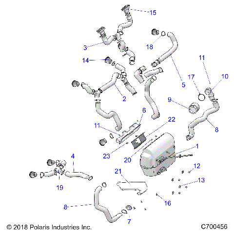 BODY, HVAC DUCTING - R19RSU99A/B (C700456)