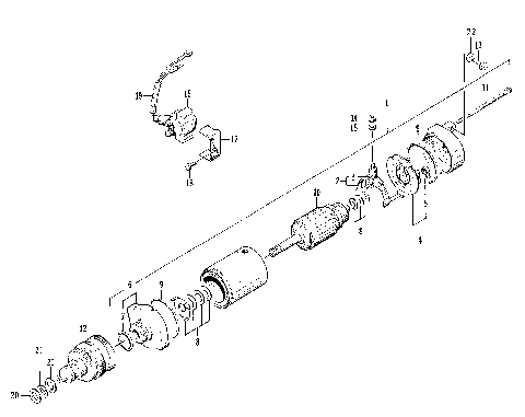 STARTER MOTOR ASSEMBLY [72939]
