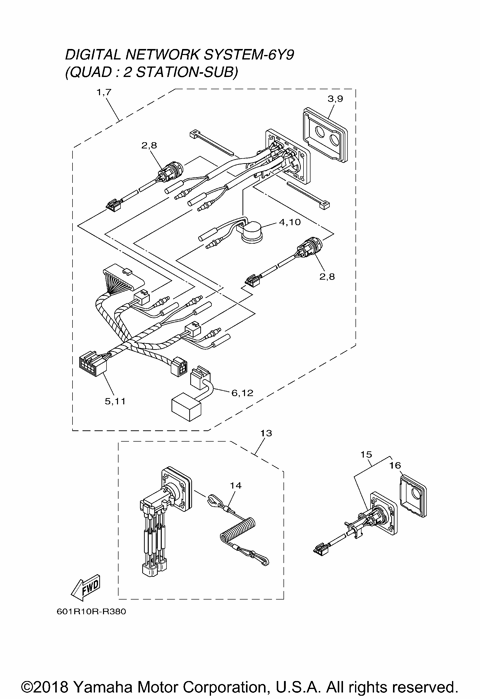 CLP SWITCH PANEL QUAD (2ND HELM)