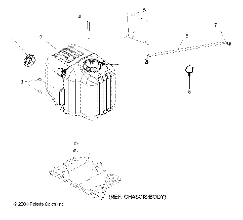 BODY, FUEL TANK ASM. - R10HR76AG/AR (49RGRFUEL106X6)