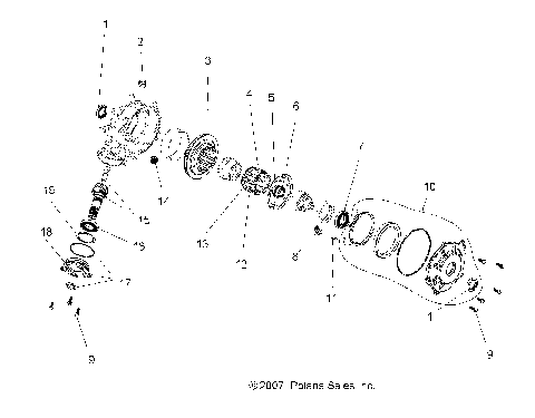 GEARCASE, FRONT (DEMAND DRIVE)(If Built Before 7/24/06) - A07MH46AA/AZ (49ATVTRANSINTL06SP500)