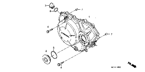 RIGHT CRANKCASE COVER