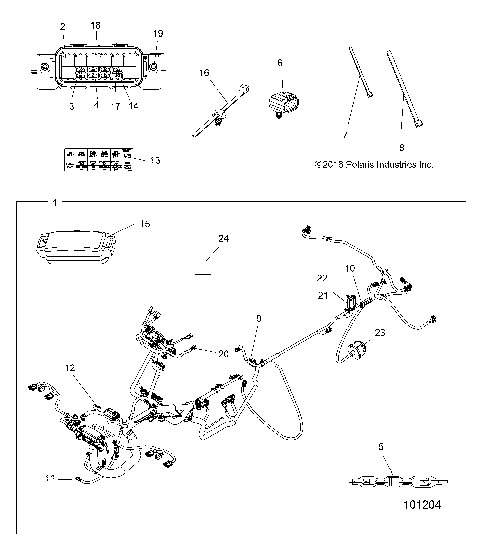 ELECTRICAL, HARNESS - A17SXE95FL (101204)