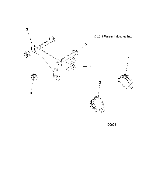 ELECTRICAL, SWITCHES AND AUX POWER PLUG BRACKET - A19SEF57D5 [100902]
