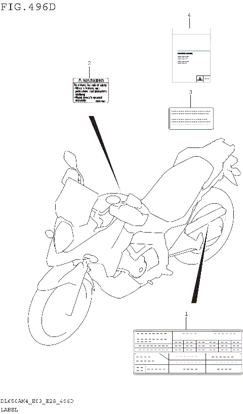 LABEL (DL650XAM4 E03)