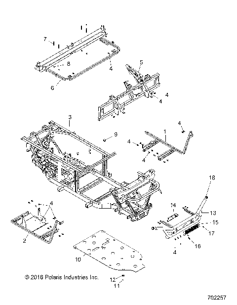 CHASSIS, FRAME and FRONT BUMPER - R18RMA57F1/S57C1/F1/CV/E1/EV/T57C1/E1 (701714) (702257)