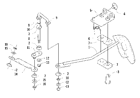 FRONT DRIVE SHIFT LINKAGE ASSEMBLY [60013]