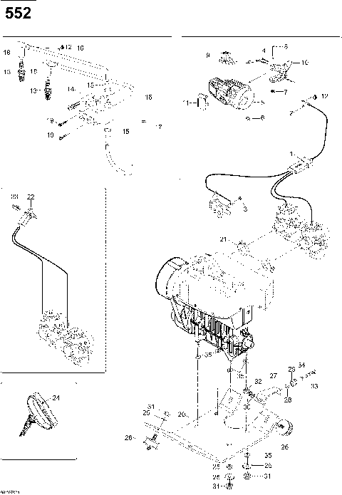 01- Engine And Engine Support 550