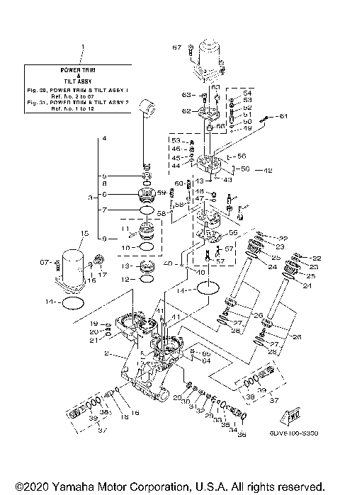 POWER TRIM & TILT ASSY 1