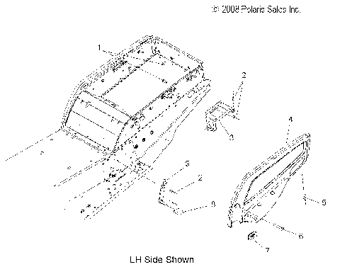 BODY, SNOW SKIRTS - S12PT6HSL/HEL (49SNOWCARGO09600TRG)