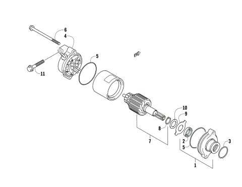 STARTER MOTOR ASSEMBLY