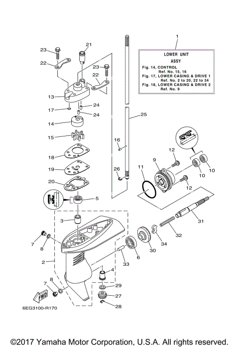 LOWER CASING DRIVE 1