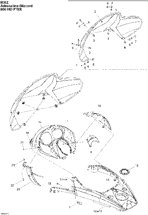 09- Windshield And Console BLIZZARD