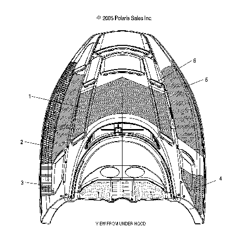 HOOD FOAM/FOIL - S07NJ5BS/BE (4997279727A11)
