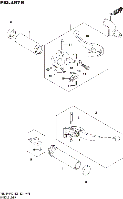 HANDLE LEVER (VZR1800BZ)