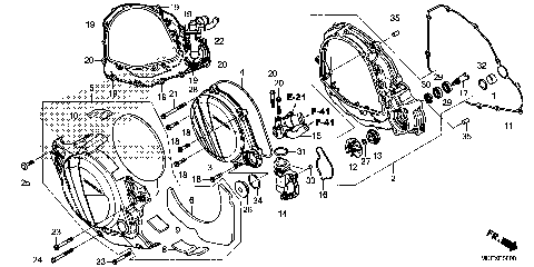 RIGHT CRANKCASE COVER