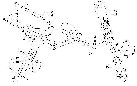 REAR SUSPENSION FRONT ARM ASSEMBLY [101031]