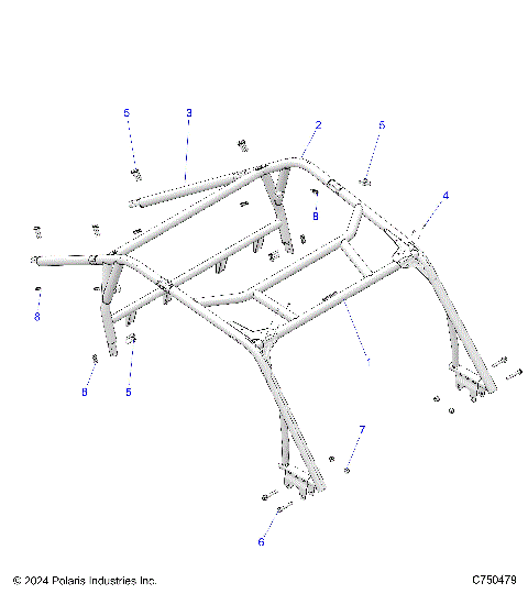 CHASSIS, CAB FRAME - Z25NEE99A4/B4/A5/B5 (C750479)