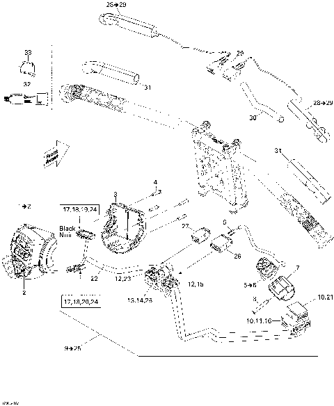 10- Steering Wiring Harness MXZ X