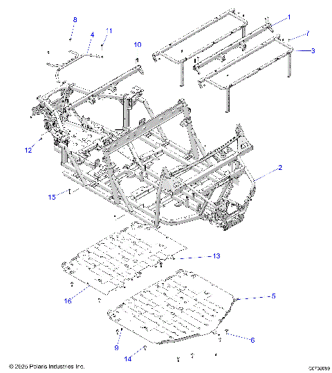 CHASSIS, MAIN FRAME - D26P4ED4D4 (C0708089)