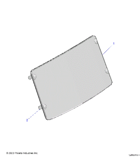 BODY, WINDSHIELD, POLY -   (C2883319-1)
