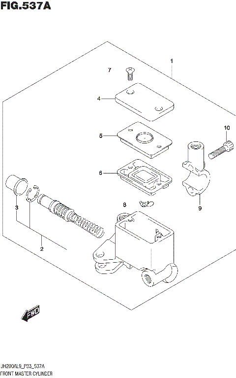 FRONT MASTER CYLINDER