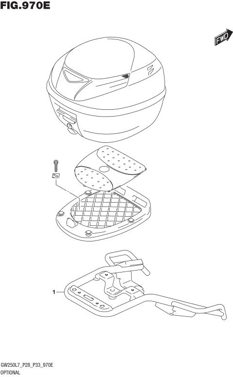 OPTIONAL (REAR CARRIER) (GW250ZL7 P33)