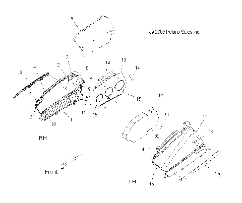 BODY, SIDE PANELS - S10PR8ESA/ESL (49SNOWPANEL10800IQ)