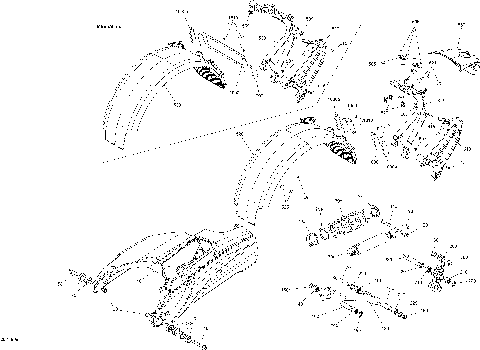 08- Suspension - Rear - Swing Arm / Shock / Fender