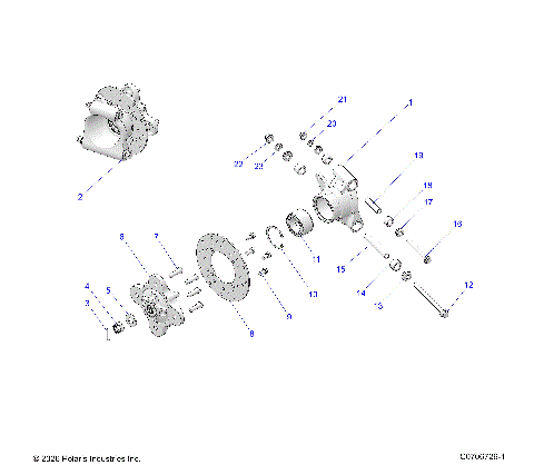 SUSPENSION, REAR CARRIER