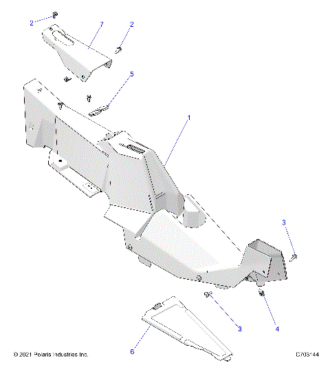 BODY, CENTER CONSOLE - Z24NEE99FM/Z24NES99FM/CM (C703144)