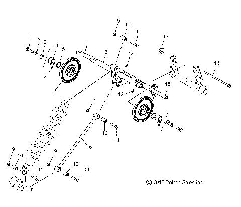 SUSPENSION, TORQUE ARM, REAR - S12CN8/CY8 ALL OPTIONS (49SNOWTORQUEREAR11800PRMK)