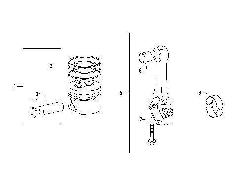 PISTON SET AND CONNECTING ROD ASSEMBLY [92848]