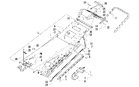 TUNNEL, REAR BUMPER, AND TAILLIGHT ASSEMBLY [89334]
