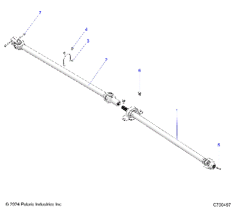 DRIVE TRAIN, PROP SHAFTS - Z26SPE92A4/B4/A6/B6 (C750497)