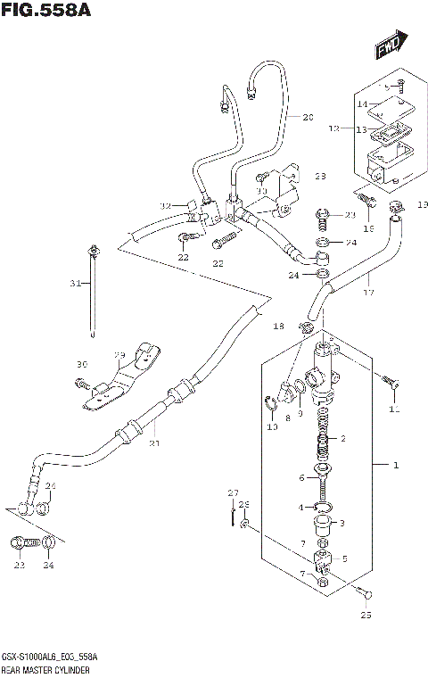 REAR MASTER CYLINDER