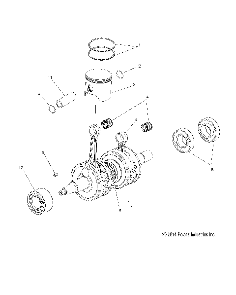 ENGINE, PISTON and CRANKSHAFT - S16DF6PE/PEL ALL OPTIONS (49SNOWPISTONCRANKSHAFT15600AS)