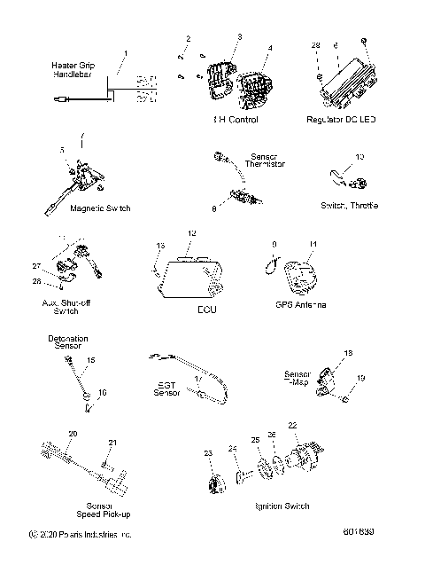 ELECTRICAL, SWITCHES, SENSORS and COMPONENTS - S21ELS8RS/8RE (601639)