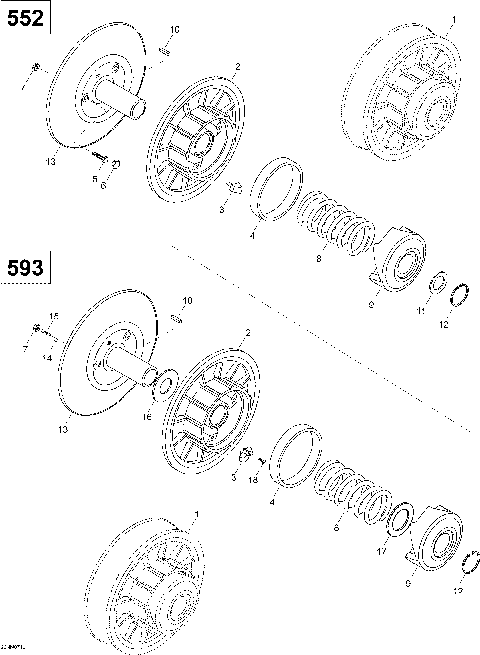 05- Driven Pulley 550