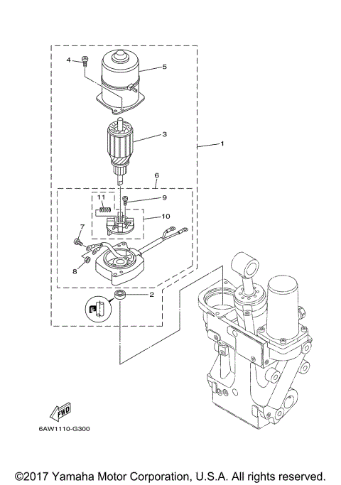POWER TRIM TILT ASSY 2