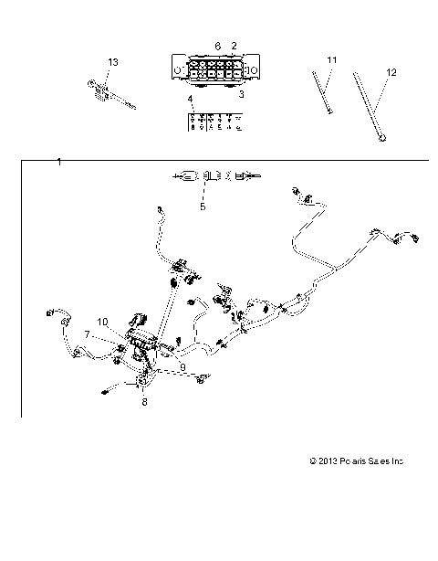 ELECTRICAL, HARNESS - A14MH57FA/FJ (49ATVHARNESS14SP570F)